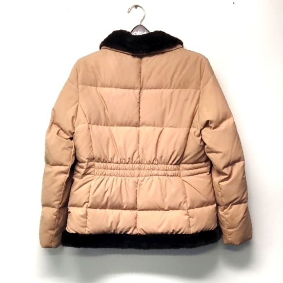 Charter Club tan hooded women's jacket Size: M - Picture 2 of 6